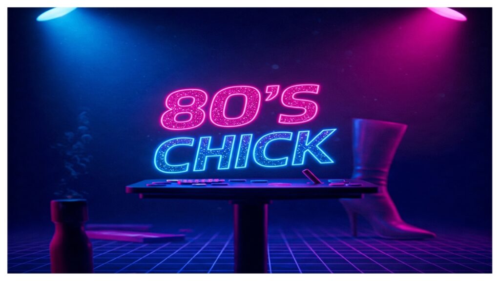 80’s Chick poster