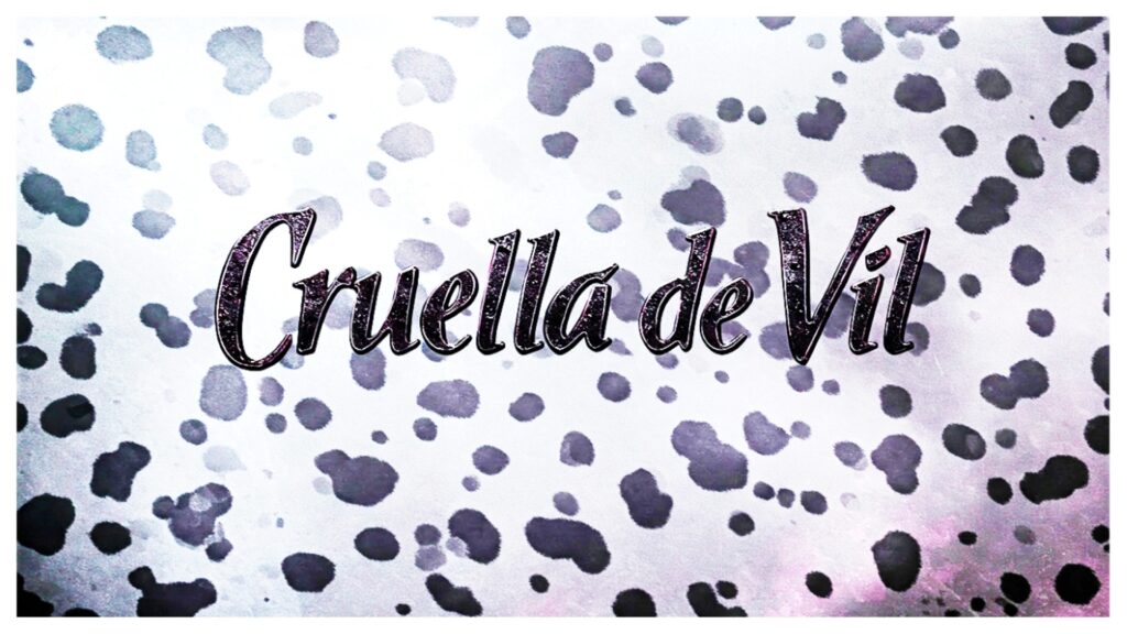 Cruella de Vil poster