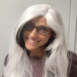 Fay (White with Streaks/Long)