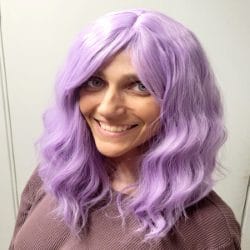 Violet (Purple/Wavy/Medium)